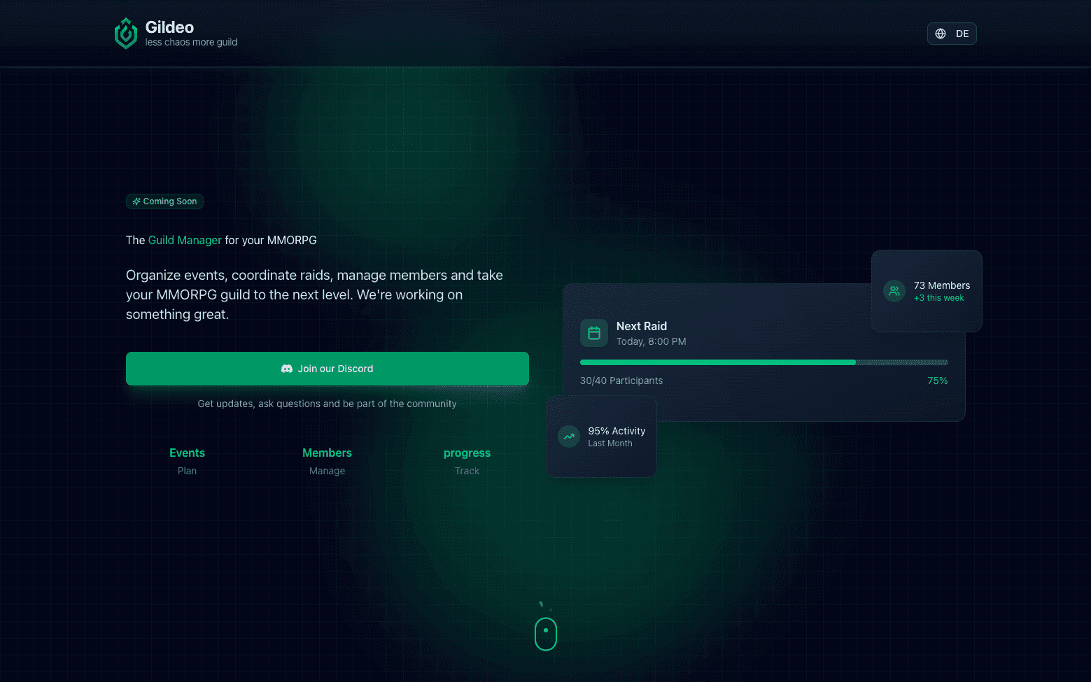 Gildeo - Gildenverwaltung für Online-Spiele